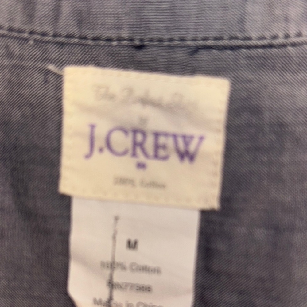 J. Crew Casual Button-Down Shirt M 100% cotton - Picture 2 of 4